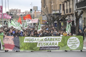 EHEk 2018an Iruñean egindako mobilizazioa. (Idoia ZABALETA/FOKU)