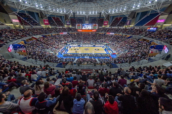 Imagen de un partido en el Buesa Arena de hace varias temporadas. (Jaizki FONTANEDA/FOKU)