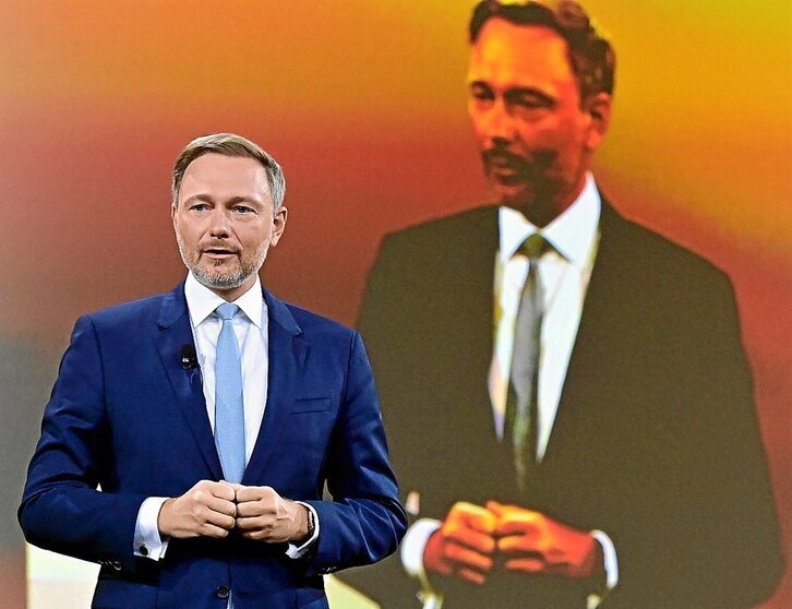 El líder del FDP, Christian Lindner. 