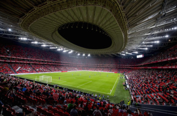 16.000 personas acudieron al partido entre Athletic y Rayo en San Mamés. (@AthleticClub)