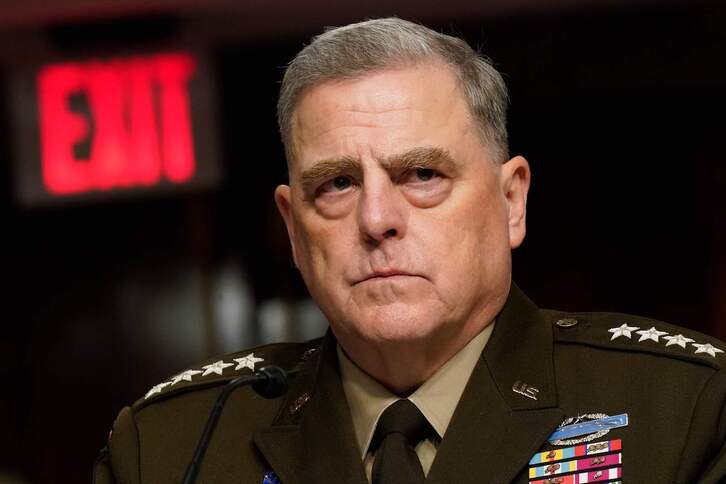 El general Mark MIlley ante el comité del Senado. (Mandel NGAN/AFP)