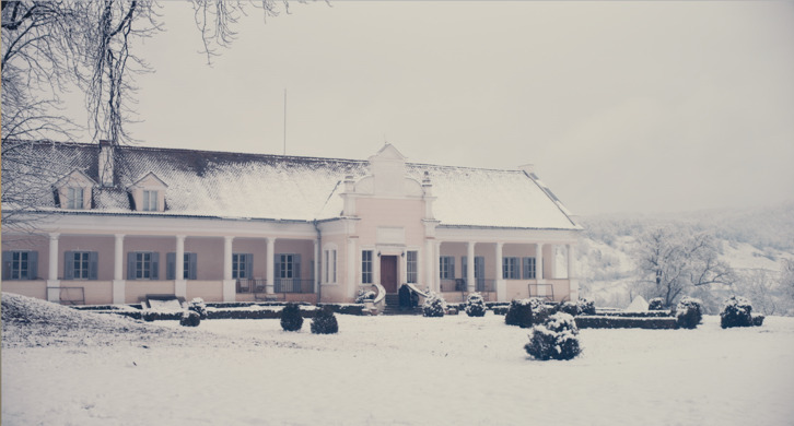 La mansión Malmkrog, en los parajes nevados de Transilvania. (NAIZ)