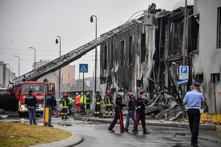 Así ha quedado el inmueble tras el impacto. (DPA vía Europa Press)