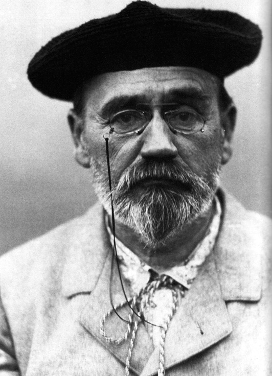 Autorretrato de Emile Zola.