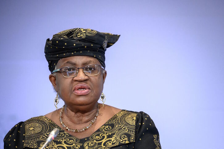 Ngozi Okonjo-Iweala, directora general de la OMC. (Fabrice COFFRINI/AFP) 