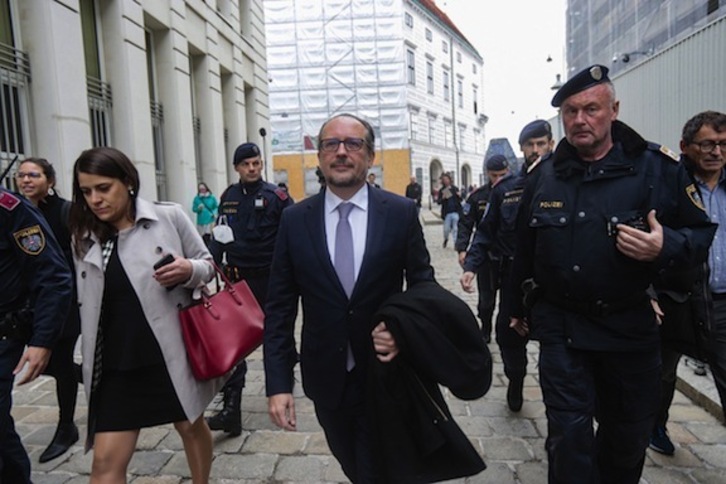 Alexander Schallenberg diplomatikoak zuzenduko du Austriako Gobernua. (Alex HALADA/AFP)