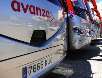 El comité de empresa ha calificado de «total» el seguimiento en los paros para exigir «más seguridad» en el servicio de transporte de Avanza de Gipuzkoa. (ELA)