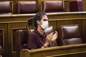 Alberto Rodríguez, en una imagen de archivo en el Congreso. (A. MARTÍNEZ VÉLEZ/EUROPA PRESS)