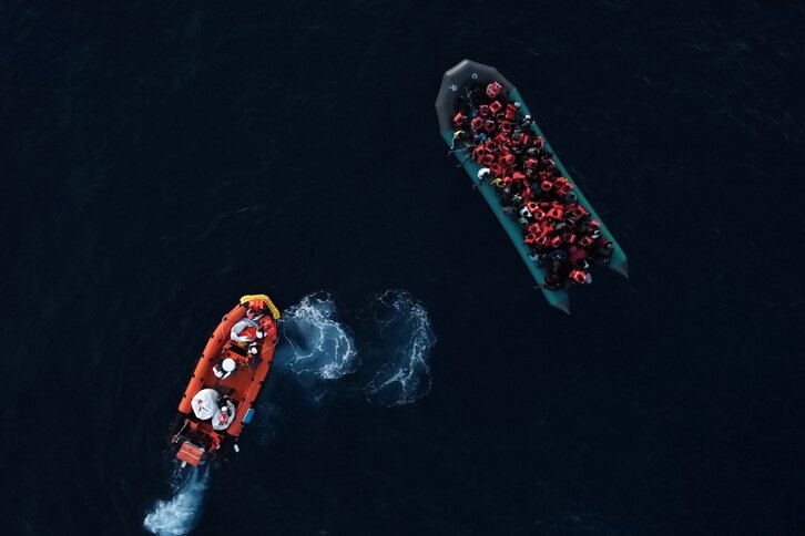 Último rescate del Geo Barents. (Filippo Taddei/MSF)