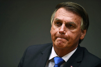 Bolsonaro el pasado vienes en Brasilia. (Evaristo SA/AFP)