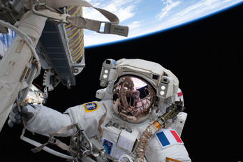 Thomas Pesquet, en la Estación Espacial Internacional (Shane KIMBROUGH/NASA)