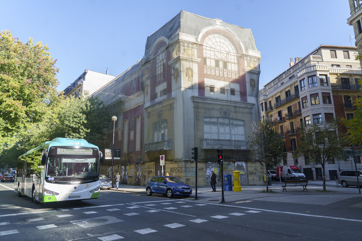 El edificio del Bellas Artes, en una imagen reciente. (Gorka RUBIO/FOKU)