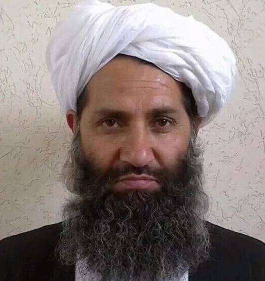 El líder del movimiento talibán, Hibatullah Akhundzada. (Afghan Taliban / AFP)