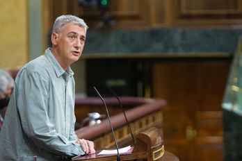 Oskar Matute, en una comparecencia anterior en el Congreso. (CONGRESO)