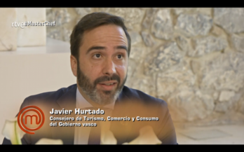 Captura de una parte de la breve participación del consejero Javier Hurtado en el programa.