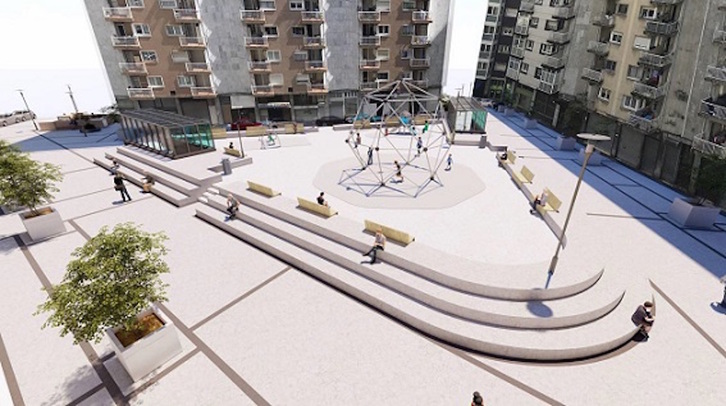Proyecto de reurbanización de la Plaza de los Estudios de Donostia. (Ayuntamiento de Donostia)