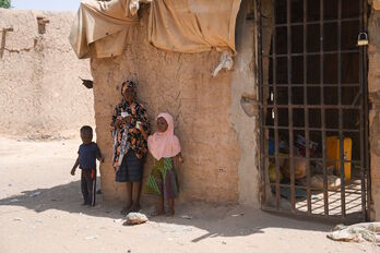 Niños en Banibangou, una ciudad al oeste de Níger. (Boureima HAMA/AFP)