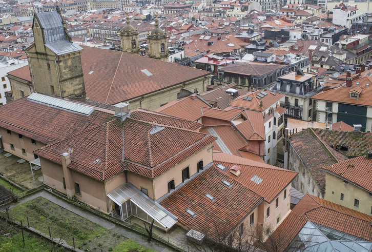 Exterior del Convento de Santa Teresa, en Donostia