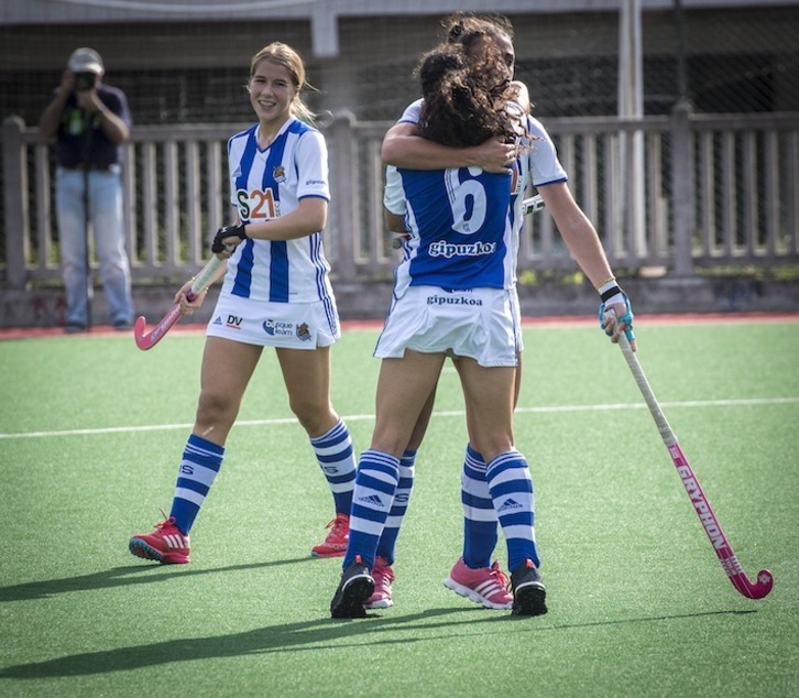 La Real Femenina peleará por, al menos, colarse en las semifinales de la Copa. (Gorka RUBIO / FOKU)