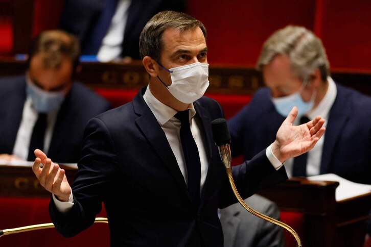 El ministro de Sanidad francés, Olivier Verán. (Thomas SAMSON / AFP)