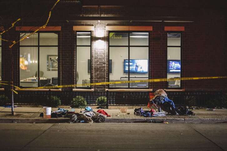 Imagen tomada tras el atropello, ocurrido en el estado de Wisconsin. (GETTY IMAGES)