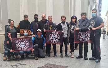 Trabajadores de Tubacex, en Cádiz. (@ZapicoAlex)