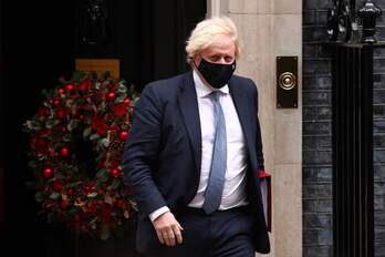 Johnson ha pedido disculpas y ha insistido en que la fista no tuvo lugar. (Adrian DENNIS/AFP)