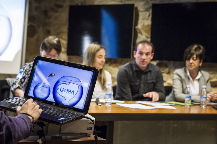 Imagen de una asamblea general de UEMA. (Aritz LOIOLA | FOKU)