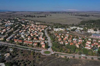 Colonia judía en los Altos del Golán. (Menahem KAHANA/AFP)