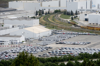 Planta de Volkswagen en Iruñea.