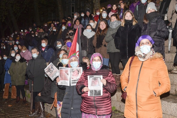 Movilización del pasado 25 de Noviembre, el Día Internacional Contra la Violencia Machista, en Gasteiz.