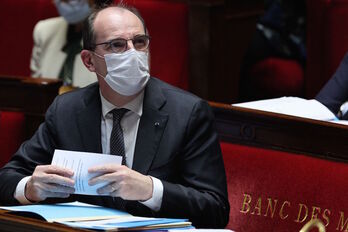 Jean Castex, durante una sesión de control en la Asamblea Nacional.