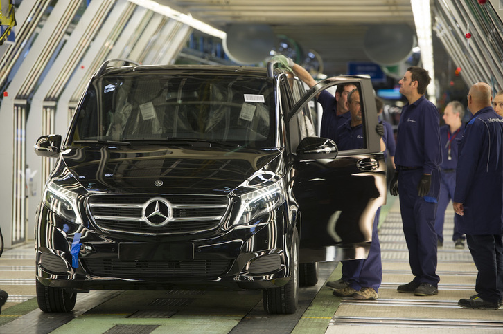 Planta de Mercedes en Gasteiz.