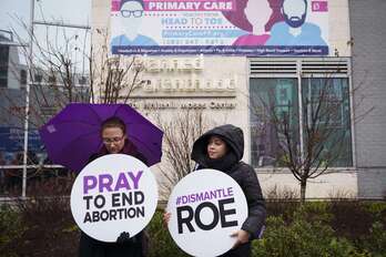 Protesta antiabortista en Washington.