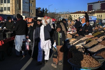 Imagen de un mercado en Kabul.