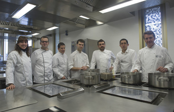 Director y grupo docente de Basque Culinary Center. 