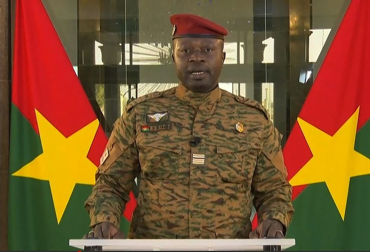 Paul-Henri Sandaogo Damiba ha sido ratificado por la junta militar como presidente interino de Burkina Faso.