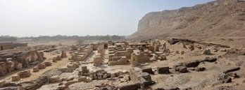El templo construido en la antigua ciudad egipcia de Atribis durante el mandato de Ptolomeo XII.