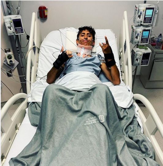 Egan Bernal ha colgado esta imagen en su cuenta de Instagram.