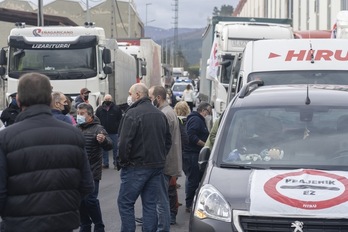 Hace un año, el 30 de enero de 2021, ya se hizo una caravana para protestar por la implantación del peaje en la A-636.