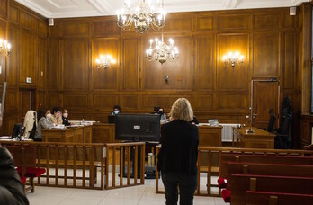 Primera sesión del juicio por la agresión sexual de Beasain, el caso que descubrió al violador en serie de Gipuzkoa. 