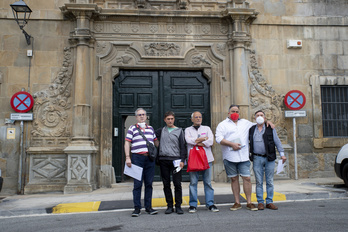 Comparecencia de niños abusados de el Puy de Lizarra en año pasado.