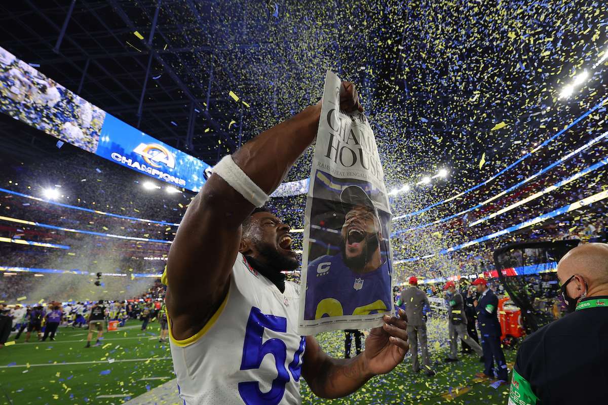 Rams de Los Ángeles conquistan el Super Bowl LVI al vencer a