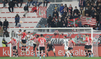 Malcom Adu Ares ha anotado tres goles en los ocho partidos que ha disputado con el Bilbao Athletic.