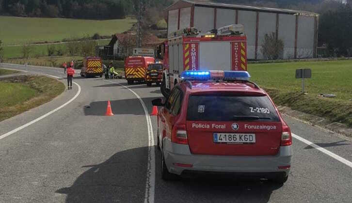 Punto en el que se ha registrado el accidente mortal.