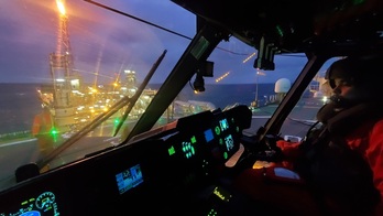 Labores de búsqueda en Canadá.