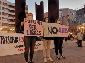 Concentración de Argitan en Barakaldo. 