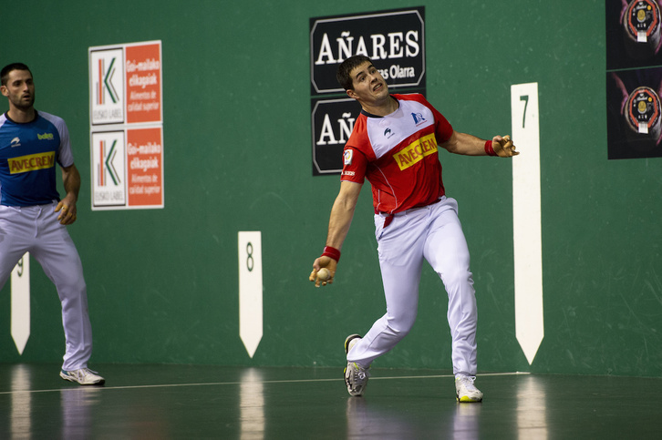 Xabi Tolosa, aurtengo Binakako partida batean.