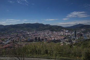 Vista general de Bilbo desde Artxanda.