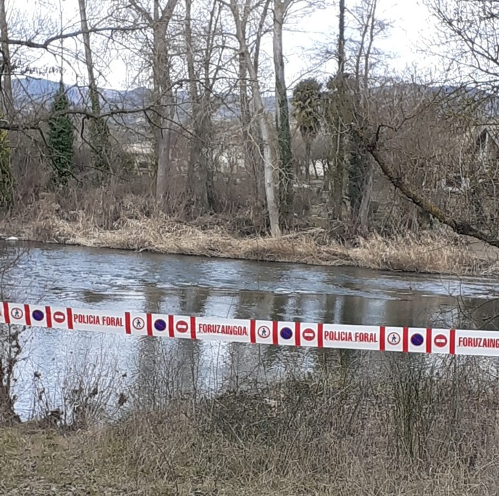 El cuerpo ha aparecido en el río Aragón a su paso por Gabarderal.